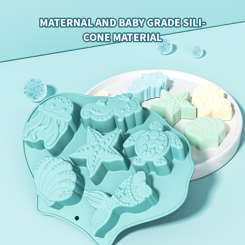 Silicone Mold Ocean - Molde de Silicona para Fondant con