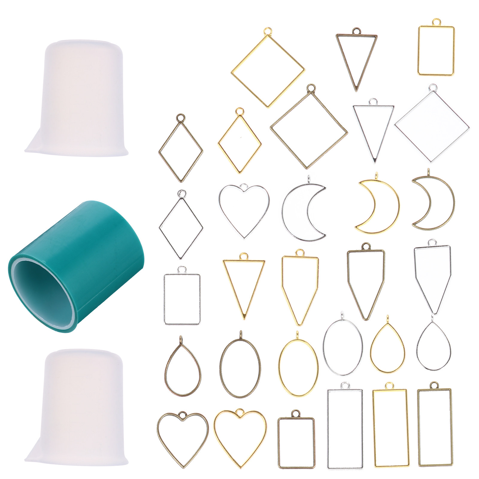 Resin Art And Craft - Kit de manualidades para hacer llaveros,