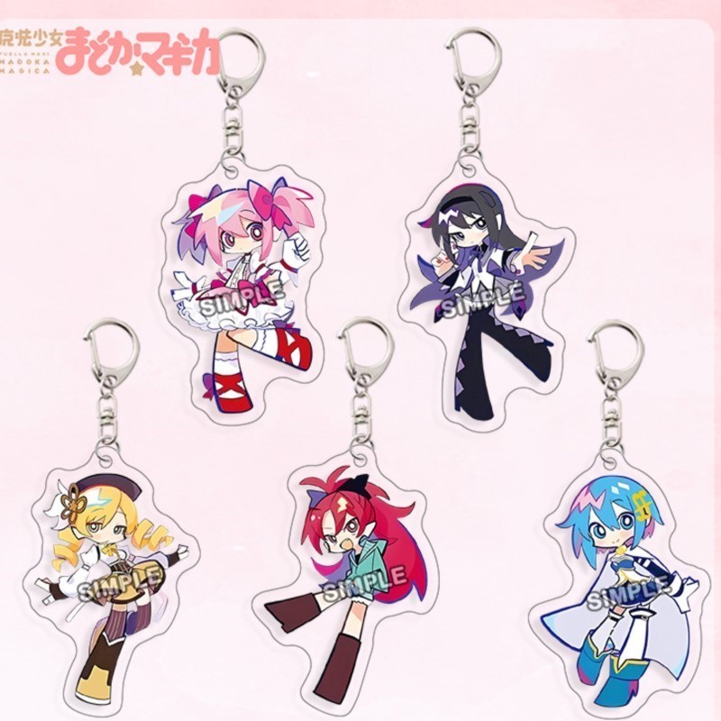 Resin Art Store - Llavero de acrílico de Puella Magi
