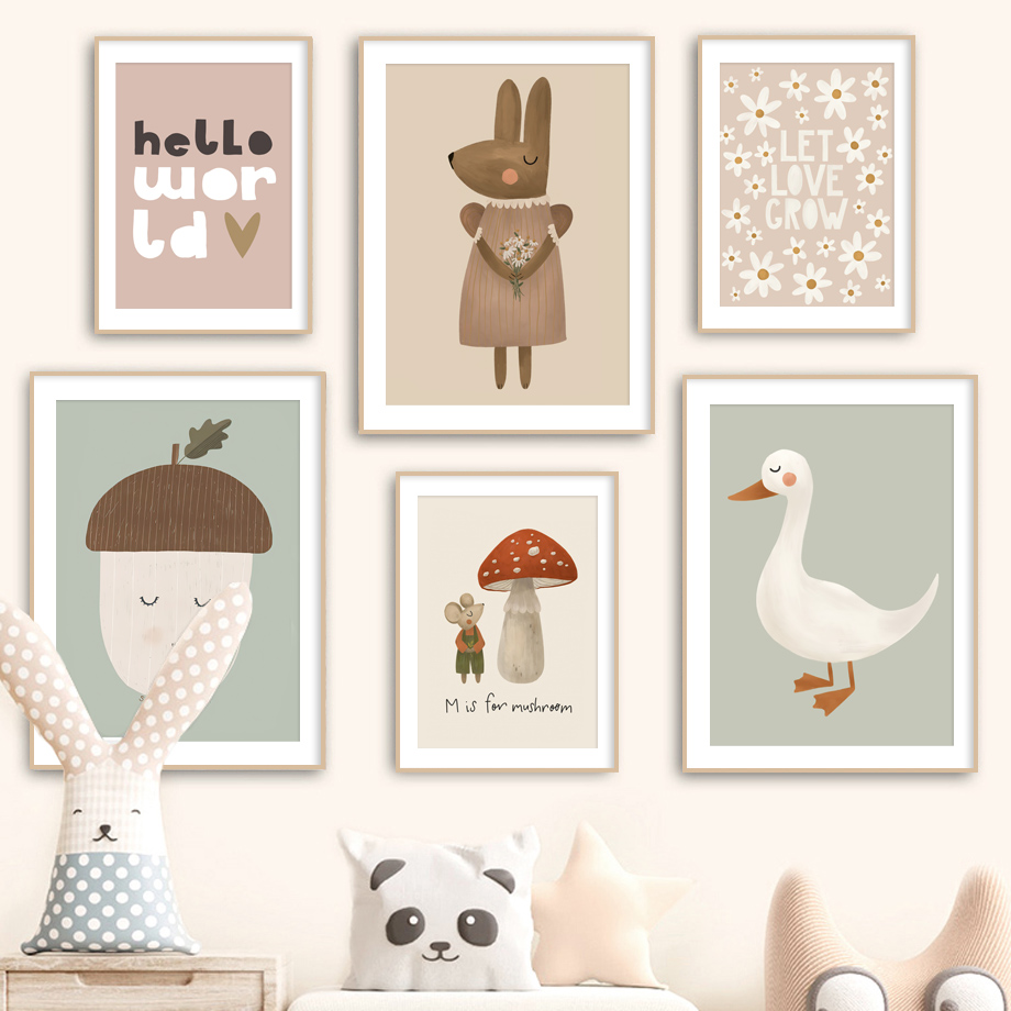 Resin Art For Kids - Póster Retro nórdico y cuadros impresos