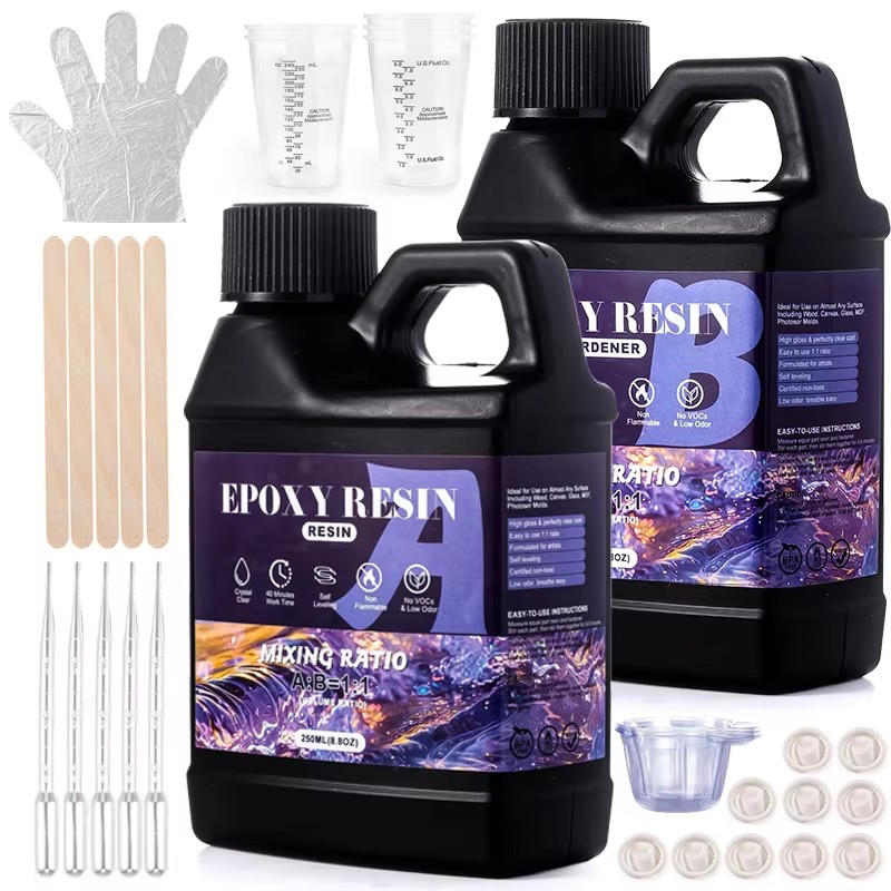 Epoxy Resin Ab - Kit de resina Epoxy 1:1 Easy