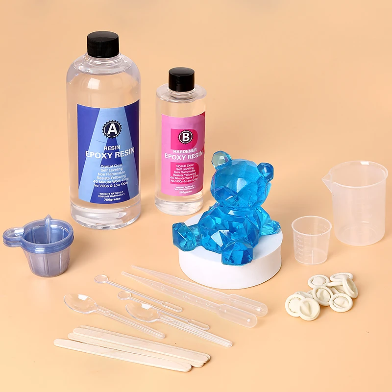 Epoxy Resin Ab - Kit de resina epoxi transparente, resina