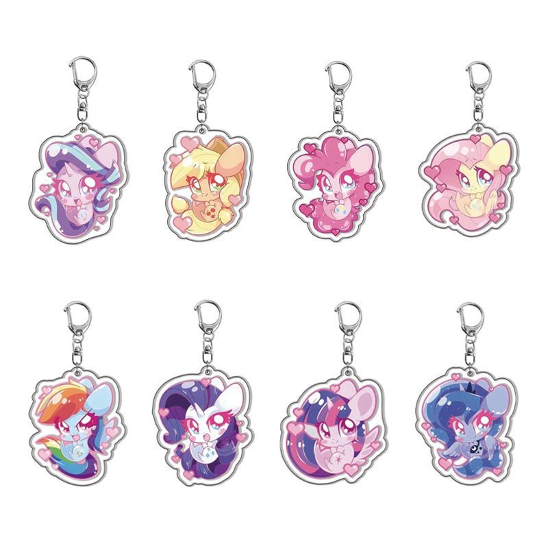 Resin Art Store - Llavero de acrílico de My Little