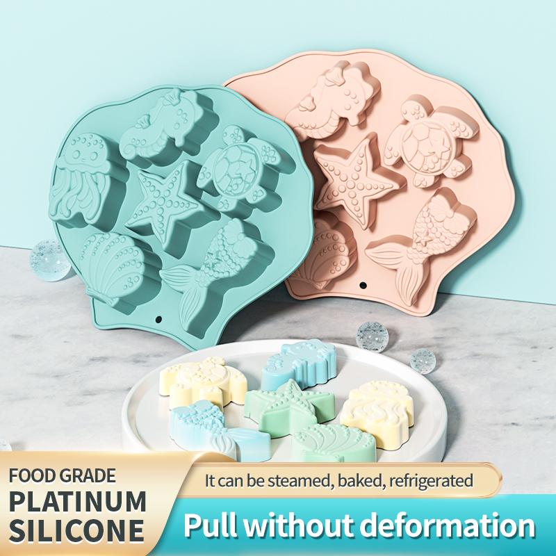 Molde de Silicona para Fondant - Silicone Mold Ocean reseña y precio