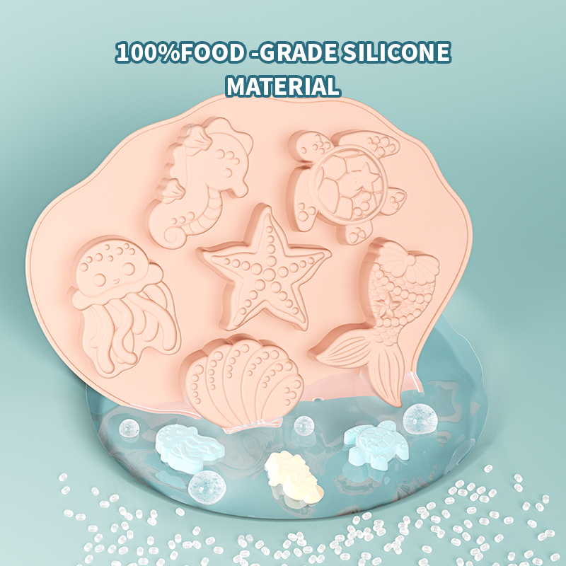 Molde de Silicona para Fondant - Silicone Mold Ocean reseña y precio