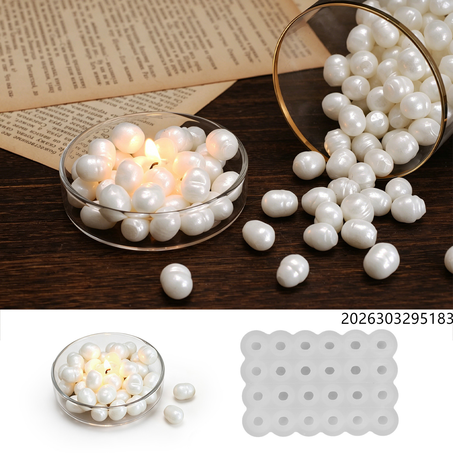 Molde de cera aromática Healin - Silicone Mold Ocean reseña y precio