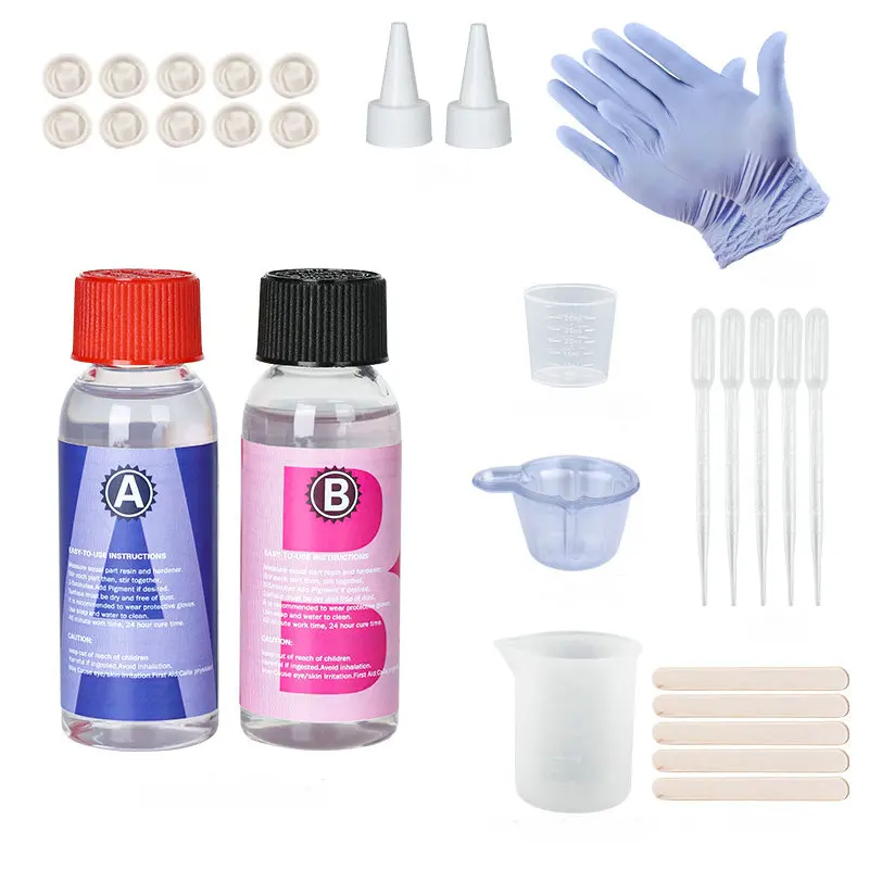 Kit de resina epoxi de 100g, t - Resin Art Ratio reseña y precio