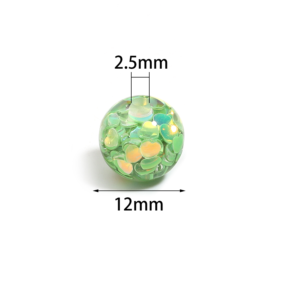 10 piezas de cuentas redondas  - Resin Art And Craft reseña y precio