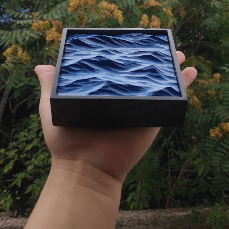 Escultura de Ola Oceánica para - Resin Art Pro reseña y precio