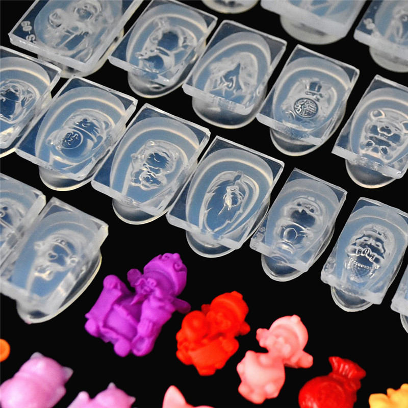 SNASAN 3D lindo pez dorado el  - Silicone Mold Ocean reseña y precio