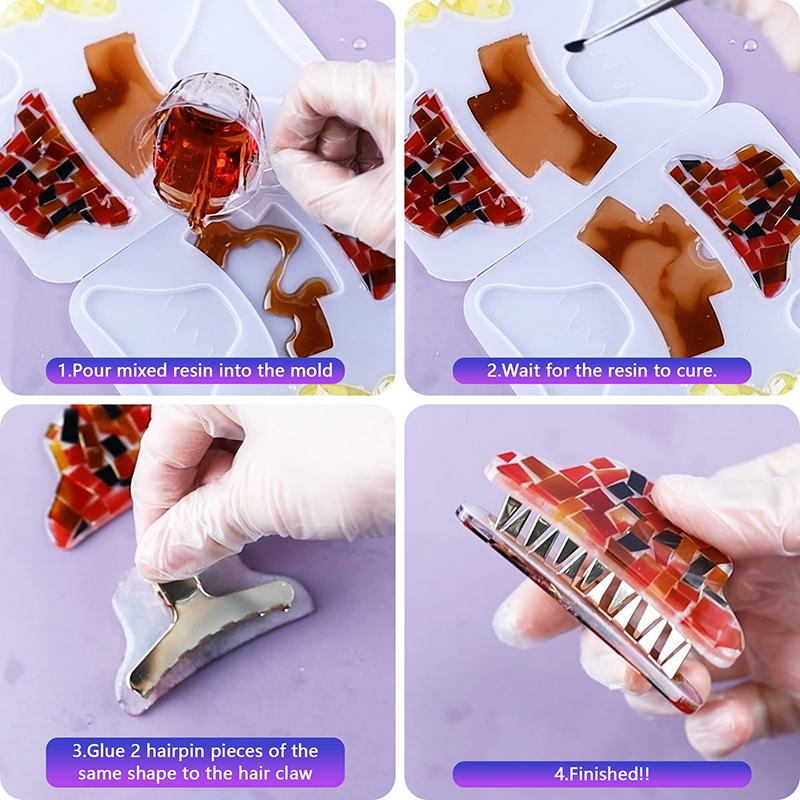 Pinzas de silicona para el pel - Resin Art Letters reseña y precio