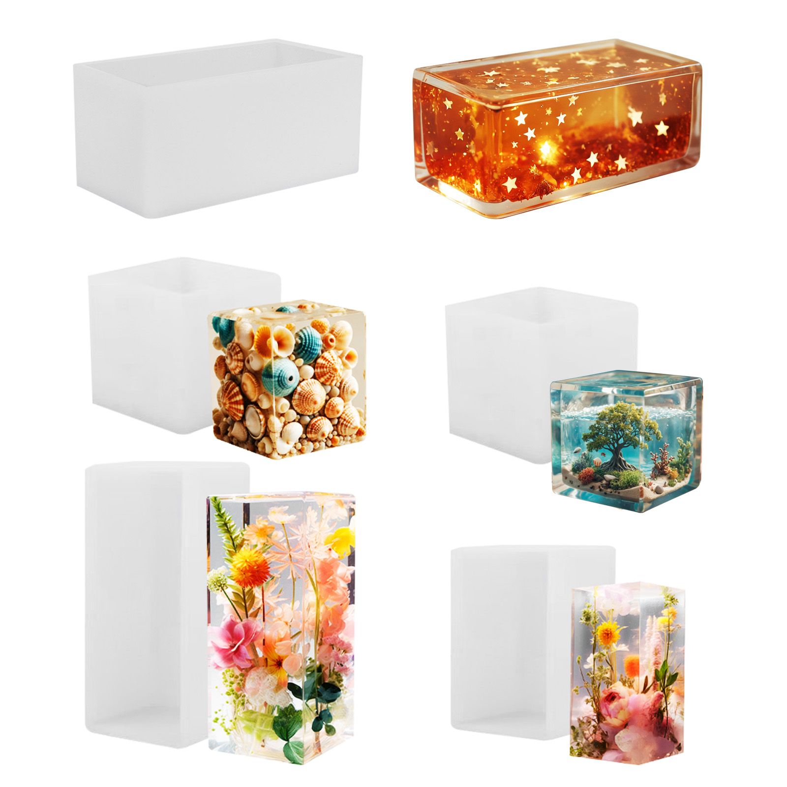 Molde de silicona para resina  - Resin Art Letters reseña y precio