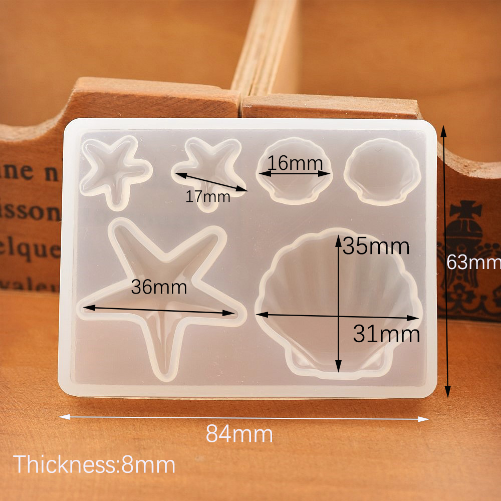 Cuentas de concha colgante mol - Silicone Mold Ocean reseña y precio