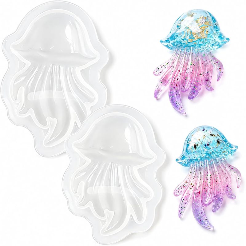 2 juegos de moldes de resina c - Silicone Mold Ocean reseña y precio