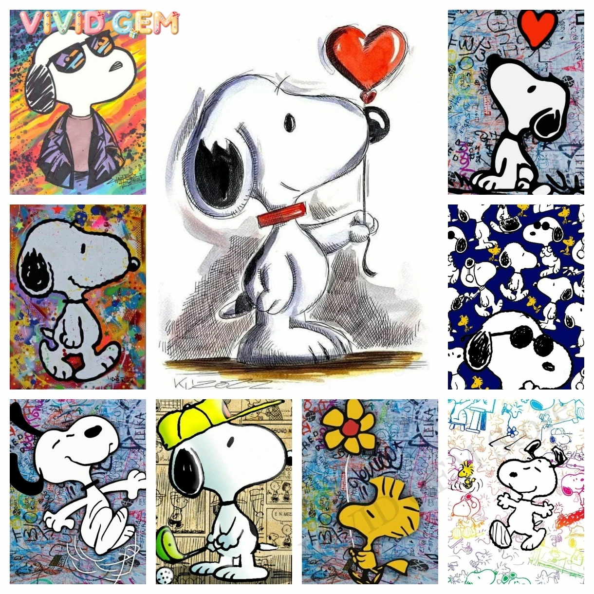 VIVID GEM Kawaii Graffiti Snoo - Resin Art For Kids reseña y precio