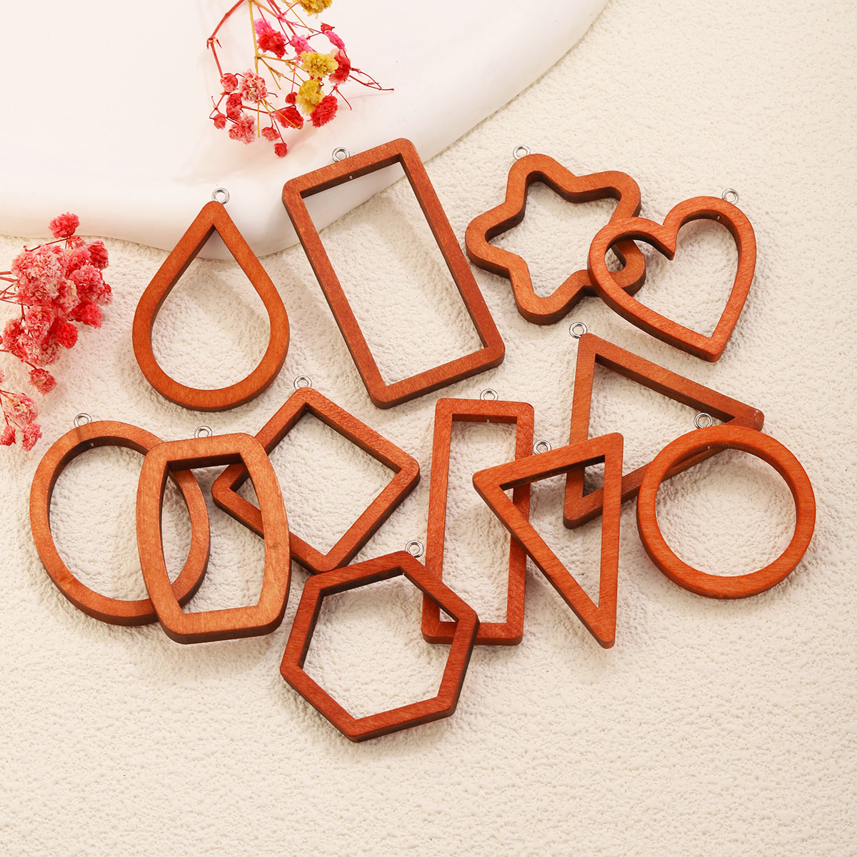 10PCS Dijes Geométricos de Mad - Resin Art Store reseña y precio