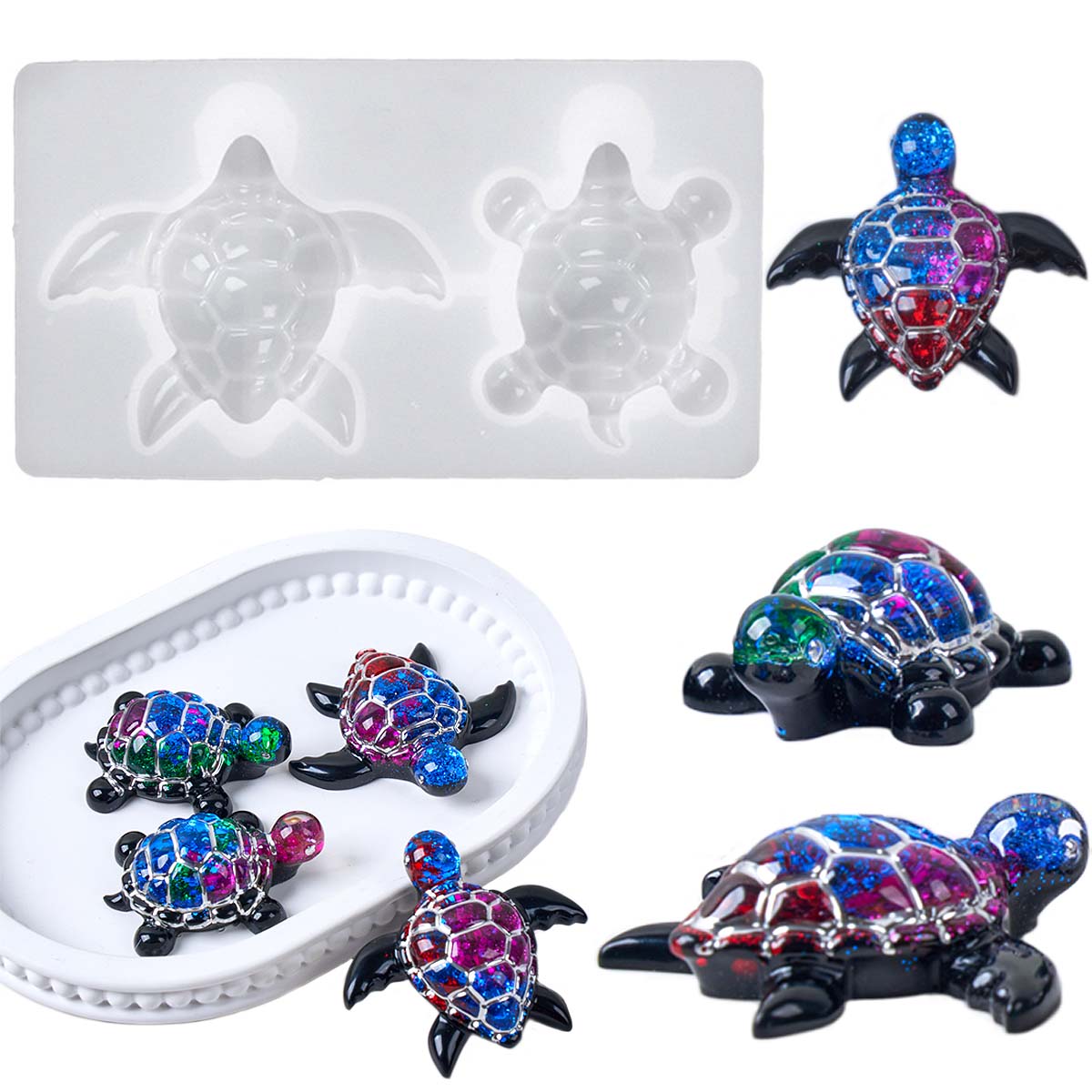 LLavero de tortuga marina 3D,  - Silicone Mold Ocean reseña y precio