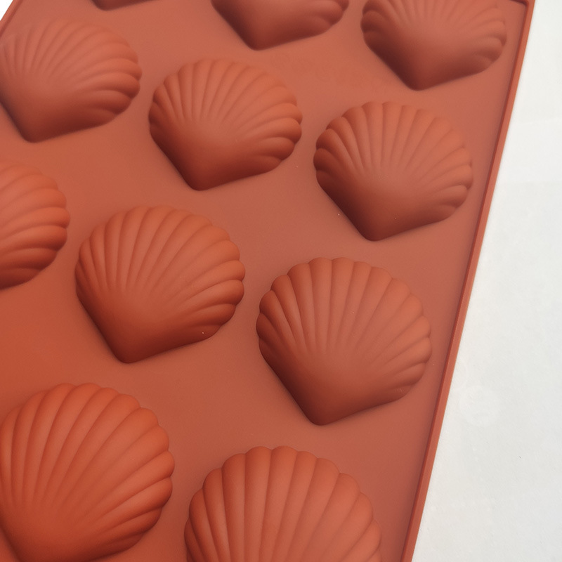 Molde de pastel Madeleine de c - Silicone Mold Ocean reseña y precio