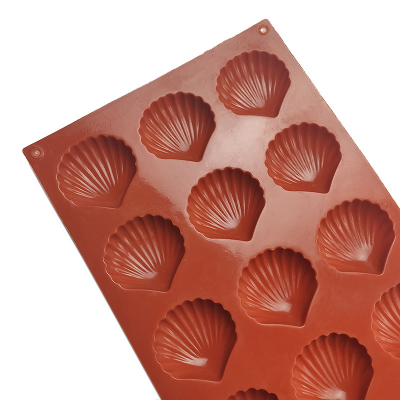 Molde de pastel Madeleine de c - Silicone Mold Ocean reseña y precio