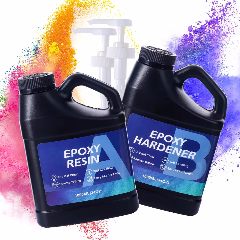 Kit de resina epoxi de 2000ML, - Resin Art Ratio reseña y precio