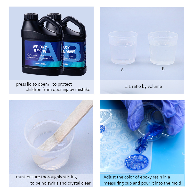 Kit de resina epoxi de 2000ML, - Resin Art Ratio reseña y precio